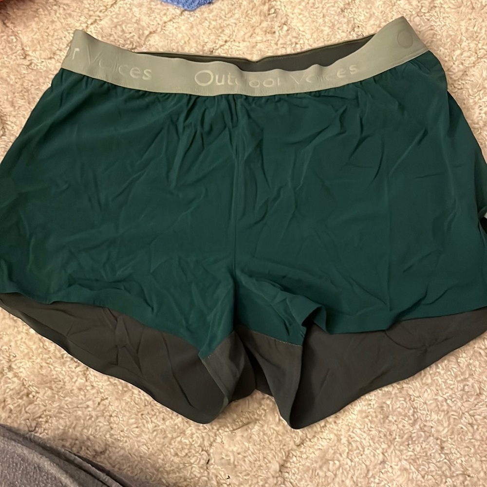 Outdoor voices multicolor shorts